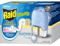 Raid Family Elektrický odpařovač proti komárům s náhradní náplní 21 ml