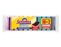 Spontex Colors houbičky 10 + 2 ks