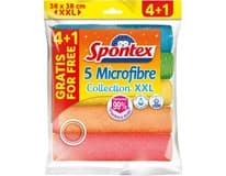 Spontex Utěrka Microfibre XXL 4 + 1 ks