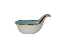 METRO PROFESSIONAL Lžíce NOROMI 12,2 cm porcelán modrá 6 ks