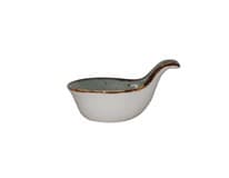 METRO PROFESSIONAL Lžíce NOROMI 12,2 cm porcelán šedá 6 ks
