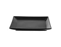 METRO PROFESSIONAL Mac Talíř 26 x 26 cm kamenina černý 6 ks