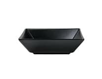 METRO PROFESSIONAL Miska Mac 17 x 17 cm kamenina černá 6 ks