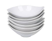 METRO PROFESSIONAL Miska loď VILO porcelán bílá 6 ks