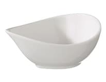 METRO PROFESSIONAL Miska slza VILO porcelán bílá 3 ks