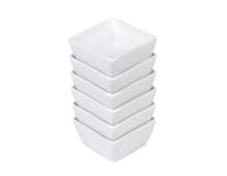 METRO PROFESSIONAL Miska 6 x 6 cm VILO porcelán bílá 6 ks