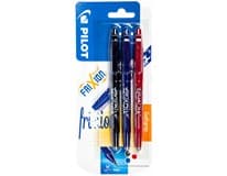 PILOT Frixion Ball Pero 0,7 mm modré/černé/červené 3 ks