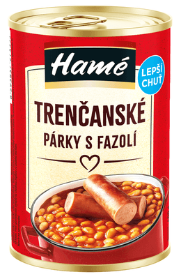 Hamé Trenčanské párky s fazolí