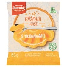 Semix Rýžová kaše s meruňkami bez lepku sypká směs 65g