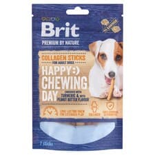 Brit Premium by Nature Kolagenové tyčinky obohacené o kurkumu a s příchutí arašídového másla 50g