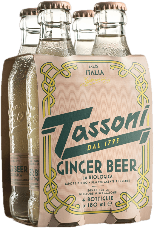 Tassoni Ginger Beer Bio 4×180ml sklo