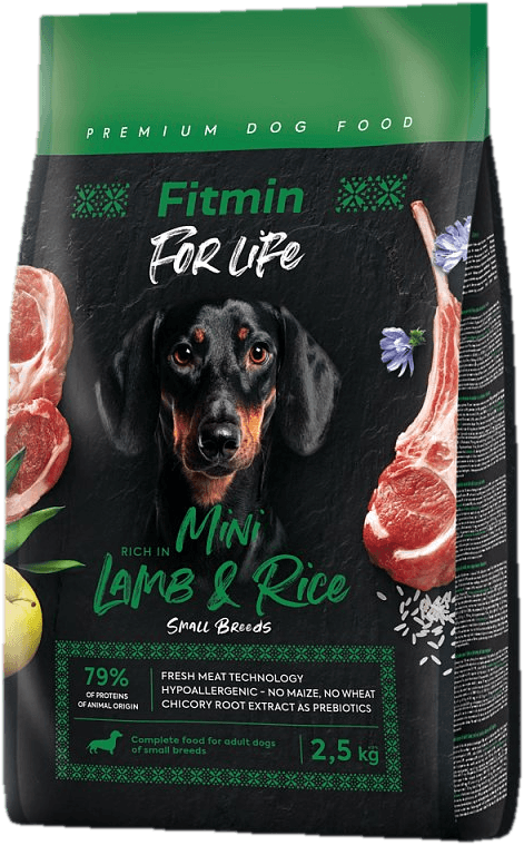 Fitmin For Life Lamb & Rice Mini krmivo pro psy