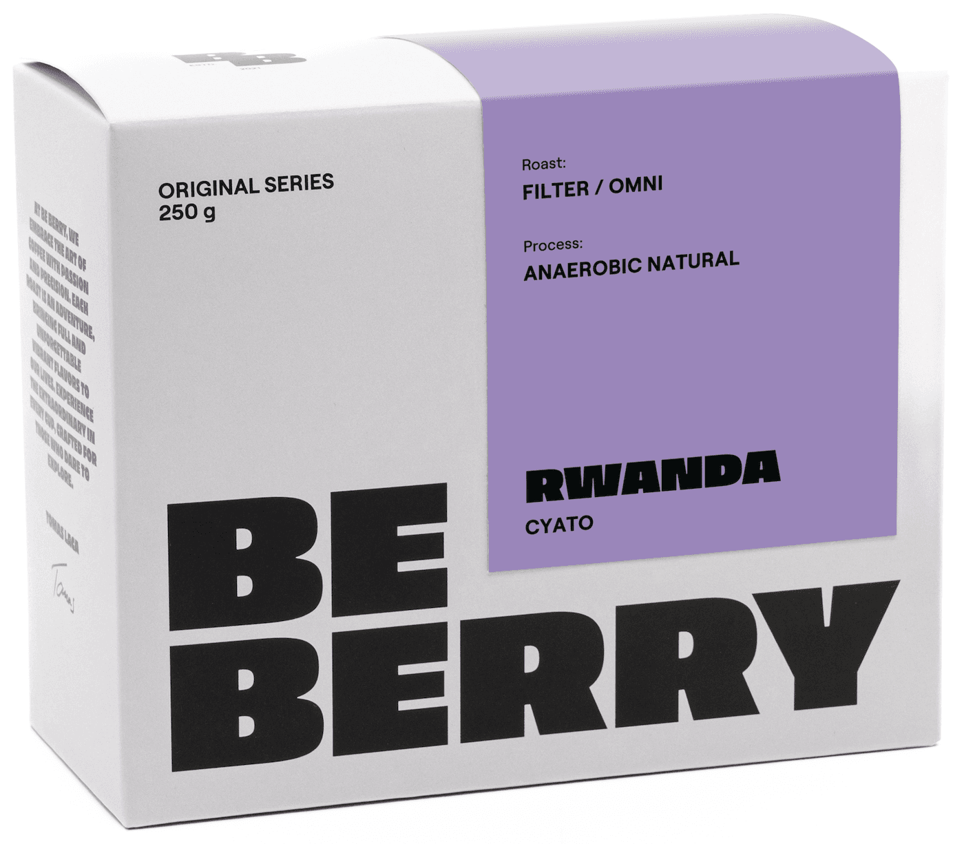 BeBerry Coffee Rwanda Cyato filtr/espresso zrnková káva