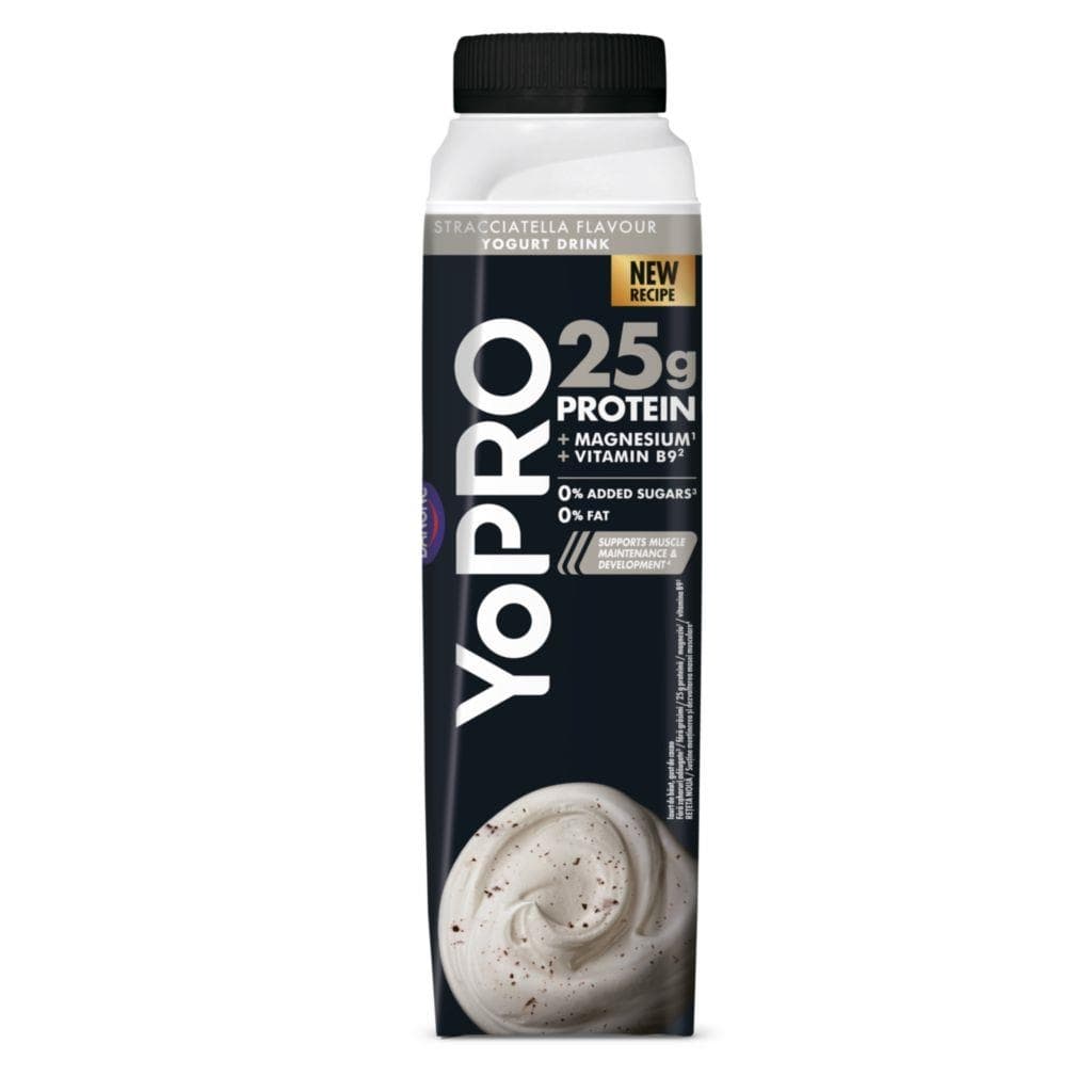 YoPRO jogurtový nápoj s příchutí stracciatella 300g