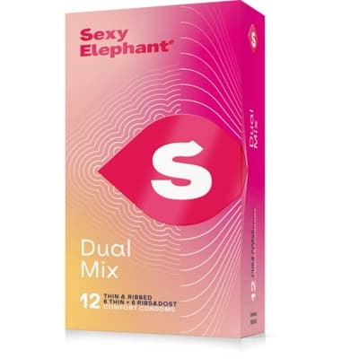 Sexy Elephant kondomy Dual Mix