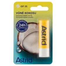 Astrid Ochranný balzám na rty s OF 25 vůně kokosu 4,8g