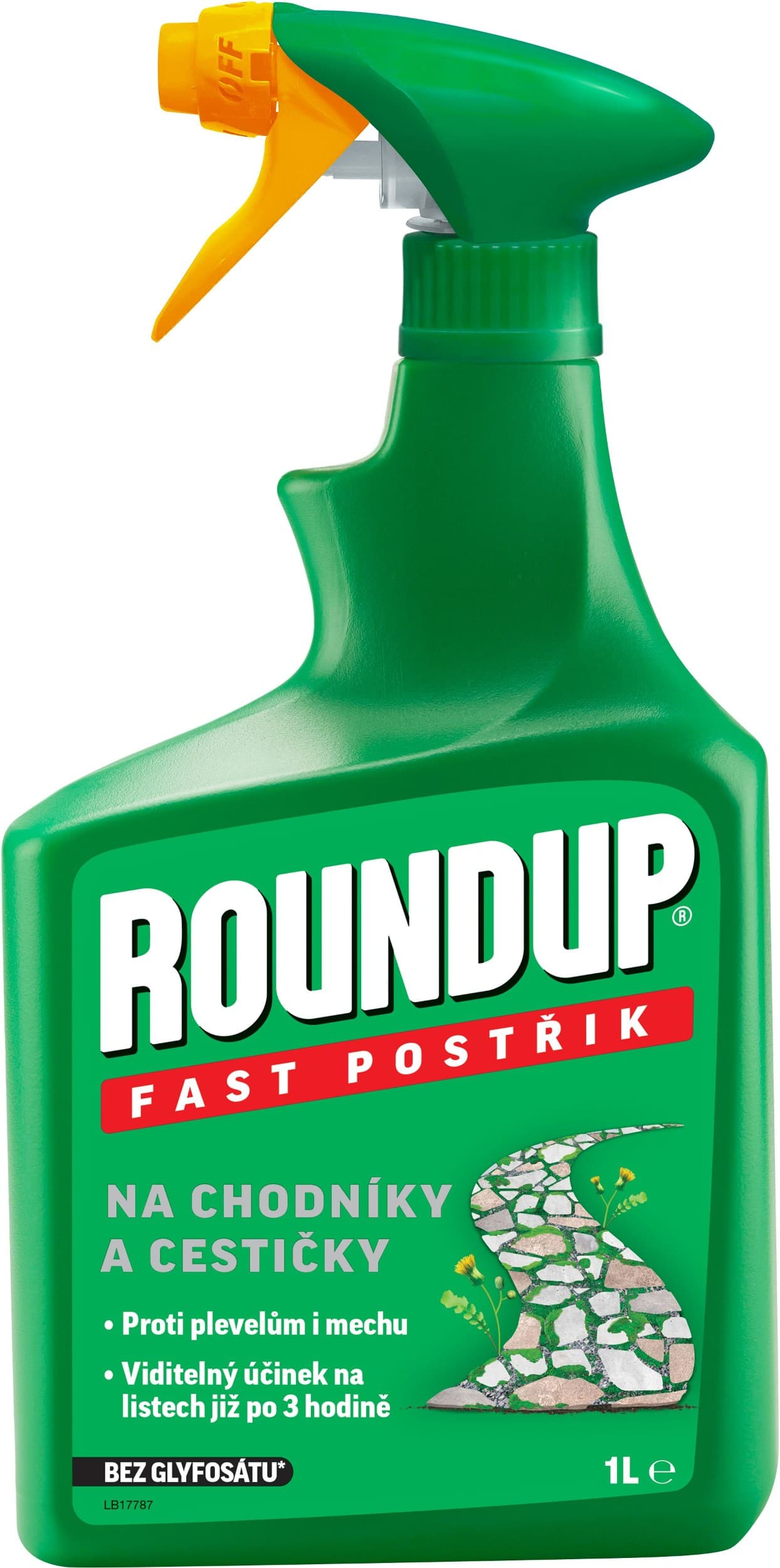 Roundup Fast proti plevelu pro chodníky a cestičky 1 l