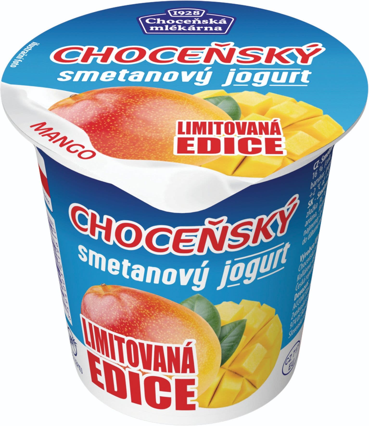 Choceňská mlékárna Choceňský smetanový jogurt mango 150g