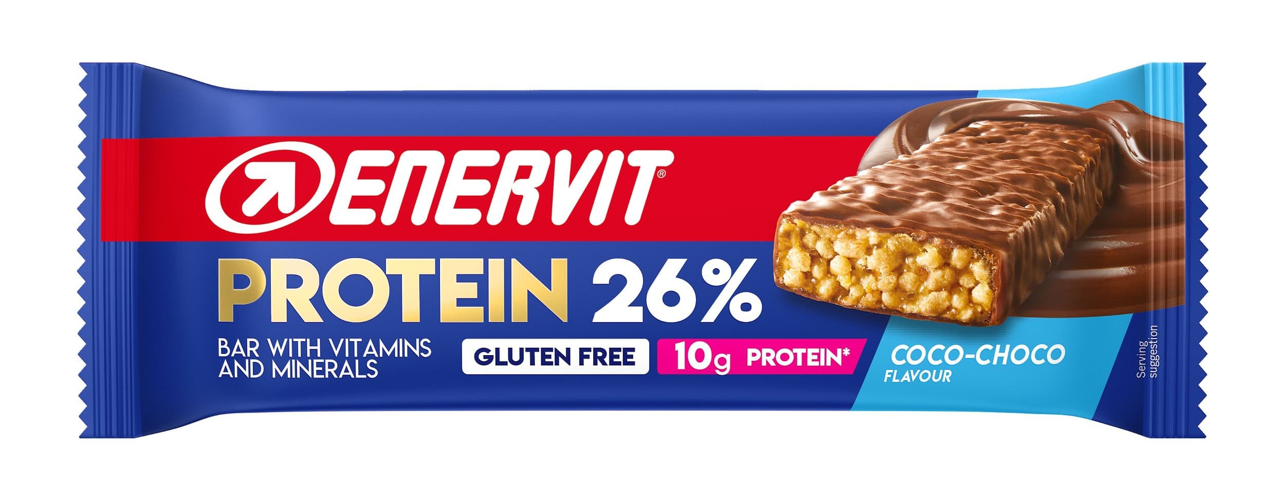 Enervit Protein Bar 26% kokos+čoko 45 g
