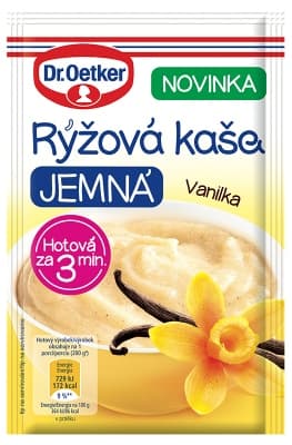 Dr. Oetker Rýžová kaše jemná, Vanilka