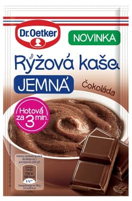 Dr. Oetker Rýžová kaše jemná, Čokoláda