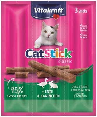 Vitakraft Cat Stick mini tyčinky králík-kachna