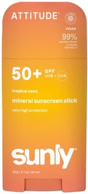Attitude Minerální opalovací krém Sunly SPF 50 s vůní tropického kokosu
