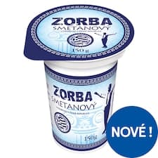 Zorba Smetanový jogurt bílý 150g