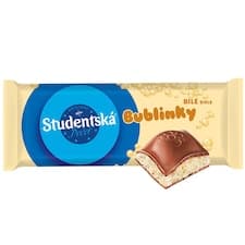 Studentská pečeť Bublinky mléčná a bílé bublinky 36g