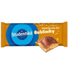 Studentská pečeť Bublinky mléčná a příchuť karamelu 36g