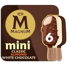 Magnum Mini Classic/Almond/White Chocolate 6 x 55ml