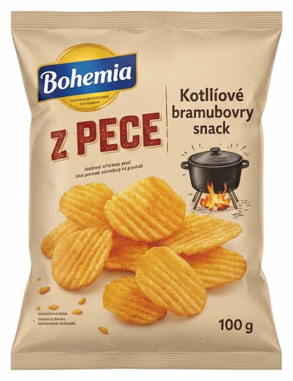 Bohemia Z pece/Kotlíkové bramborový snack