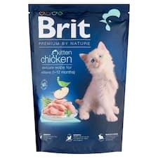 Brit Premium by Nature Kitten Chicken kompletní krmivo pro kočky 1,5kg