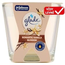Glade Romantic Vanilla Blossom parfémovaná svíčka 70g