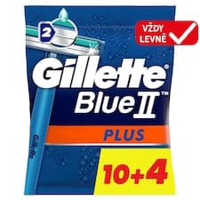 Gillette BlueII Plus Pánská Pohotová Holítka 14 ks
