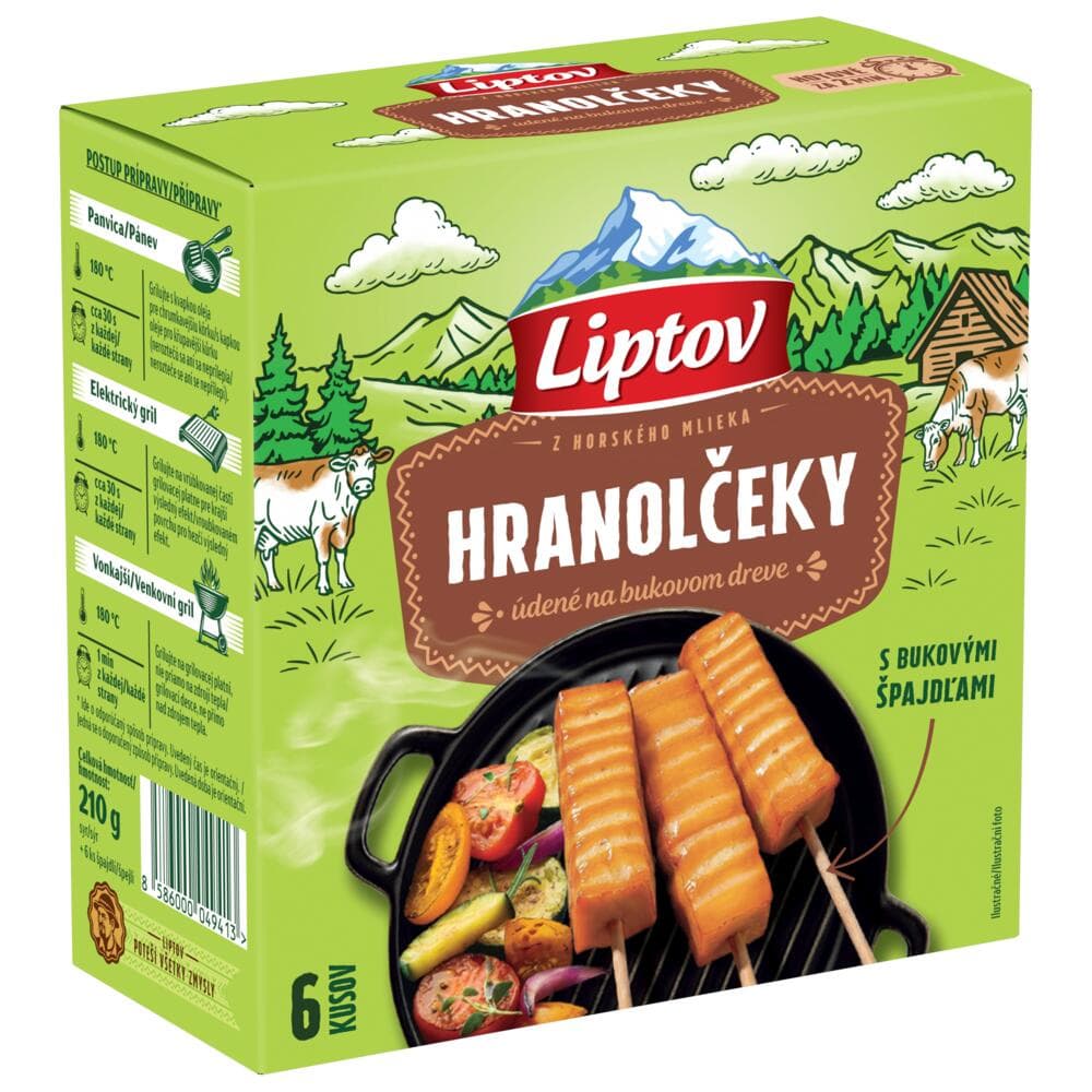 Liptov Hranolčeky na gril, 6 ks
