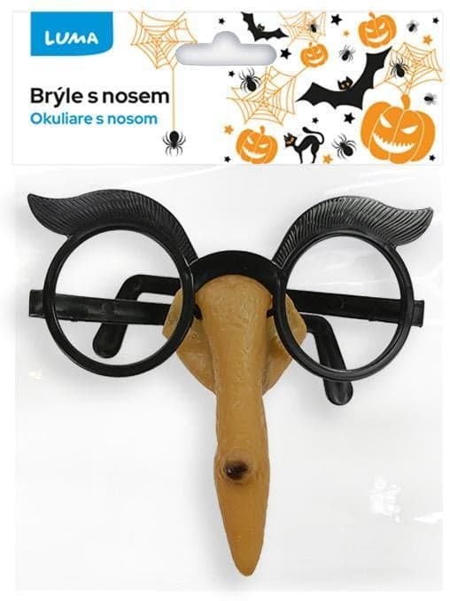 Luma Brýle s nosem čarodějnické