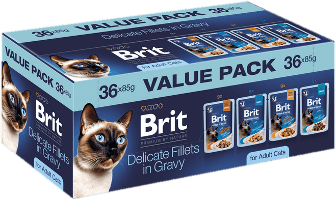 Brit Premium by Nature kapsičky pro kočky 36×85 g