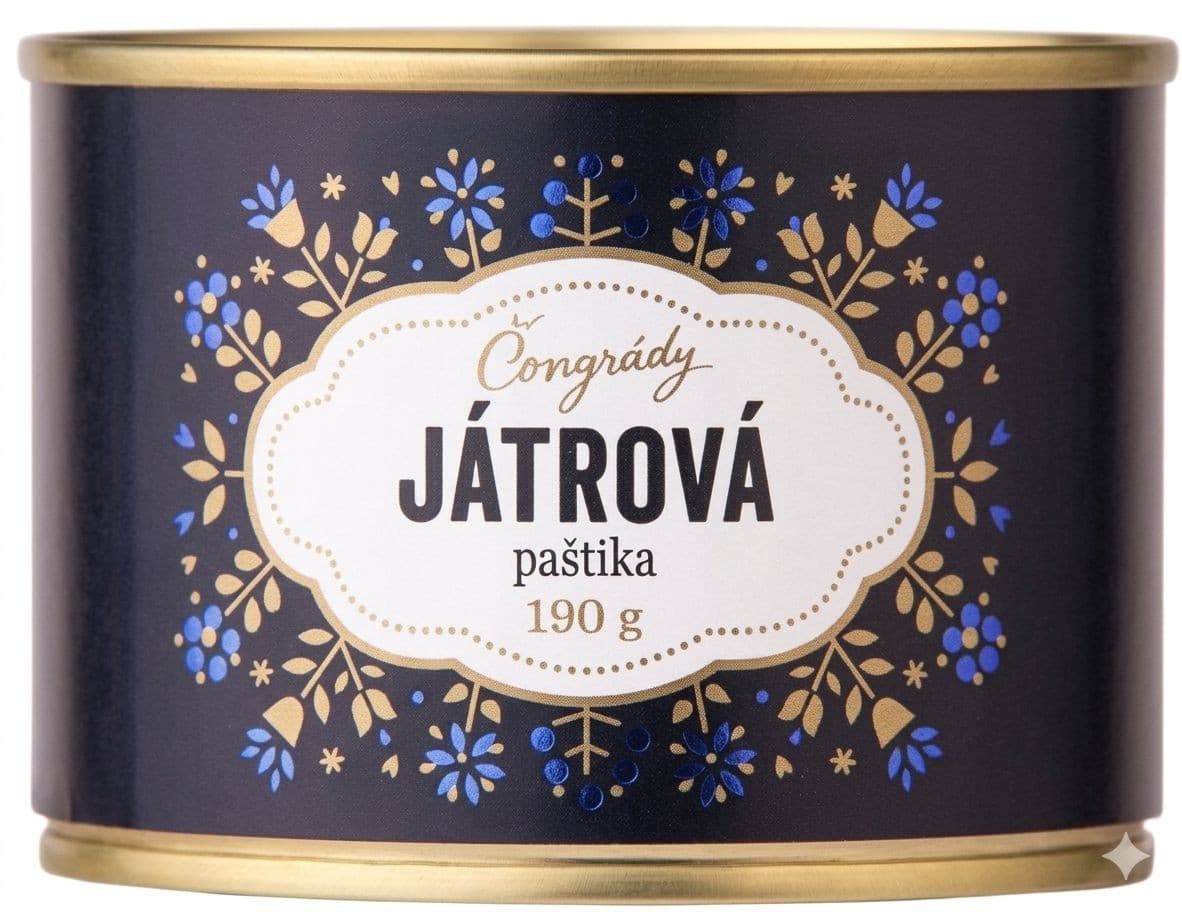 Čongrády Játrová paštika 190 g