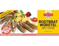 BERGER Rostbratwürstel s ementálem chlaz. 300 g