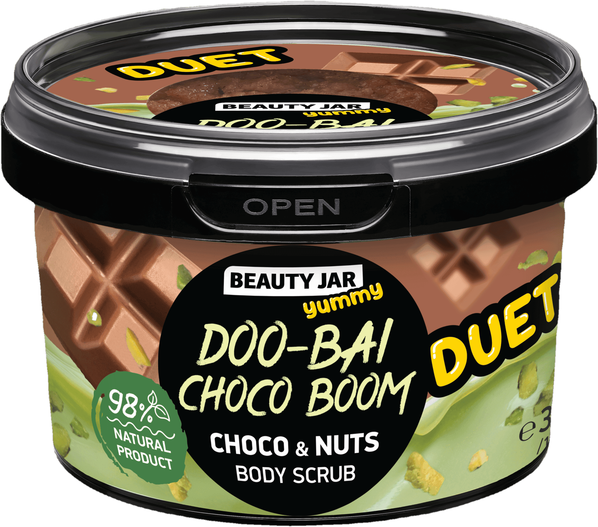 Beauty Jar Doo-Bai Choco Boom tělový peeling