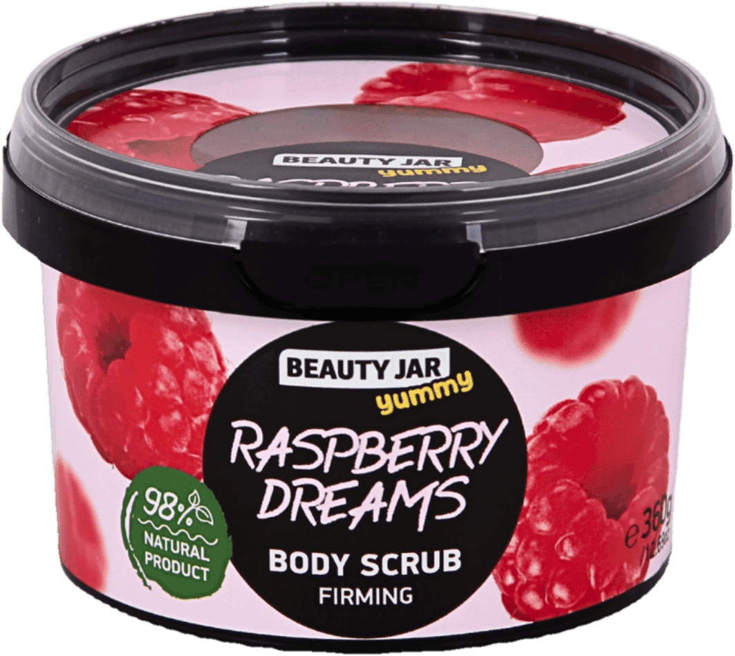 Beauty Jar Raspberry Dreams tělový peeling