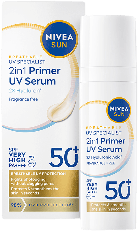 Nivea Sun Pleťové sérum Primer 2v1 SPF 50+