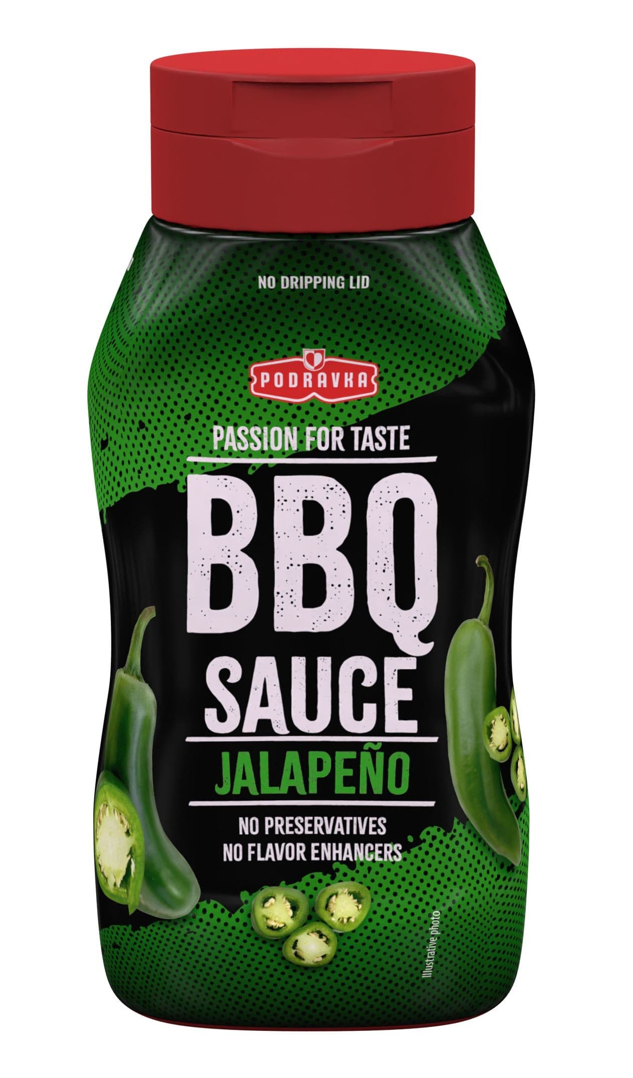 Podravka BBQ omáčka Jalapeňo 345g