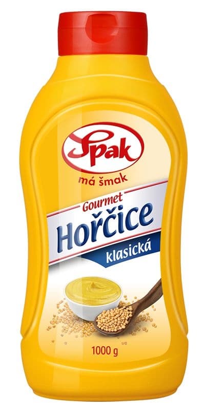 Spak Gourmet hořčice klasická XXL 1kg