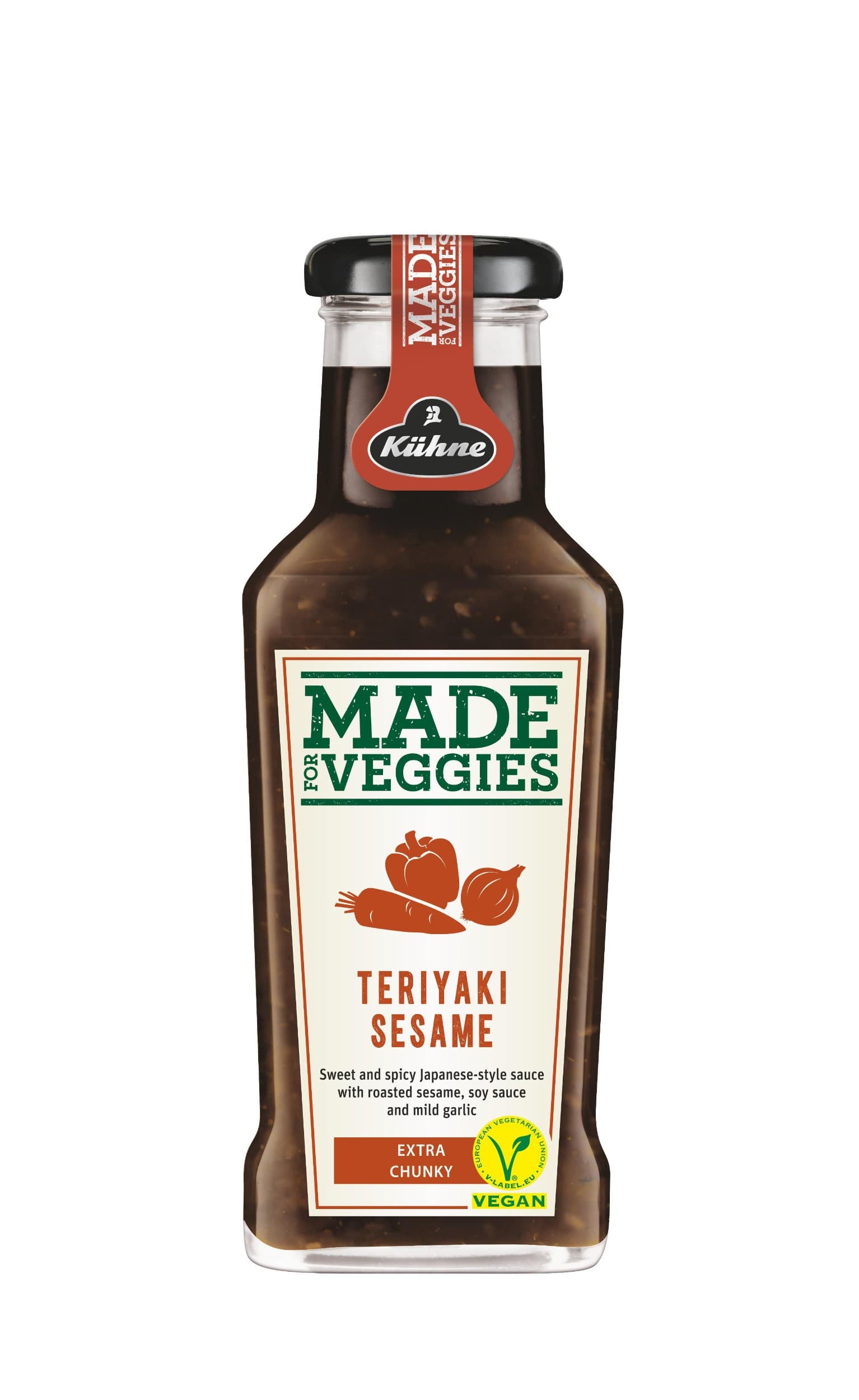 Kühne Made for veggies Teriyaki sezam omáčka 235ml