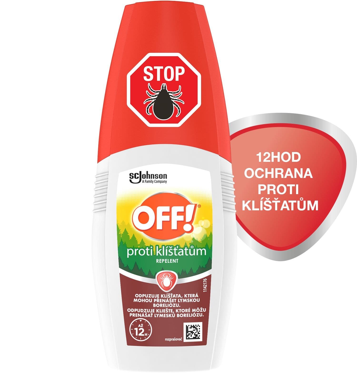 OFF! Proti klíšťatům rozprašovač 100 ml