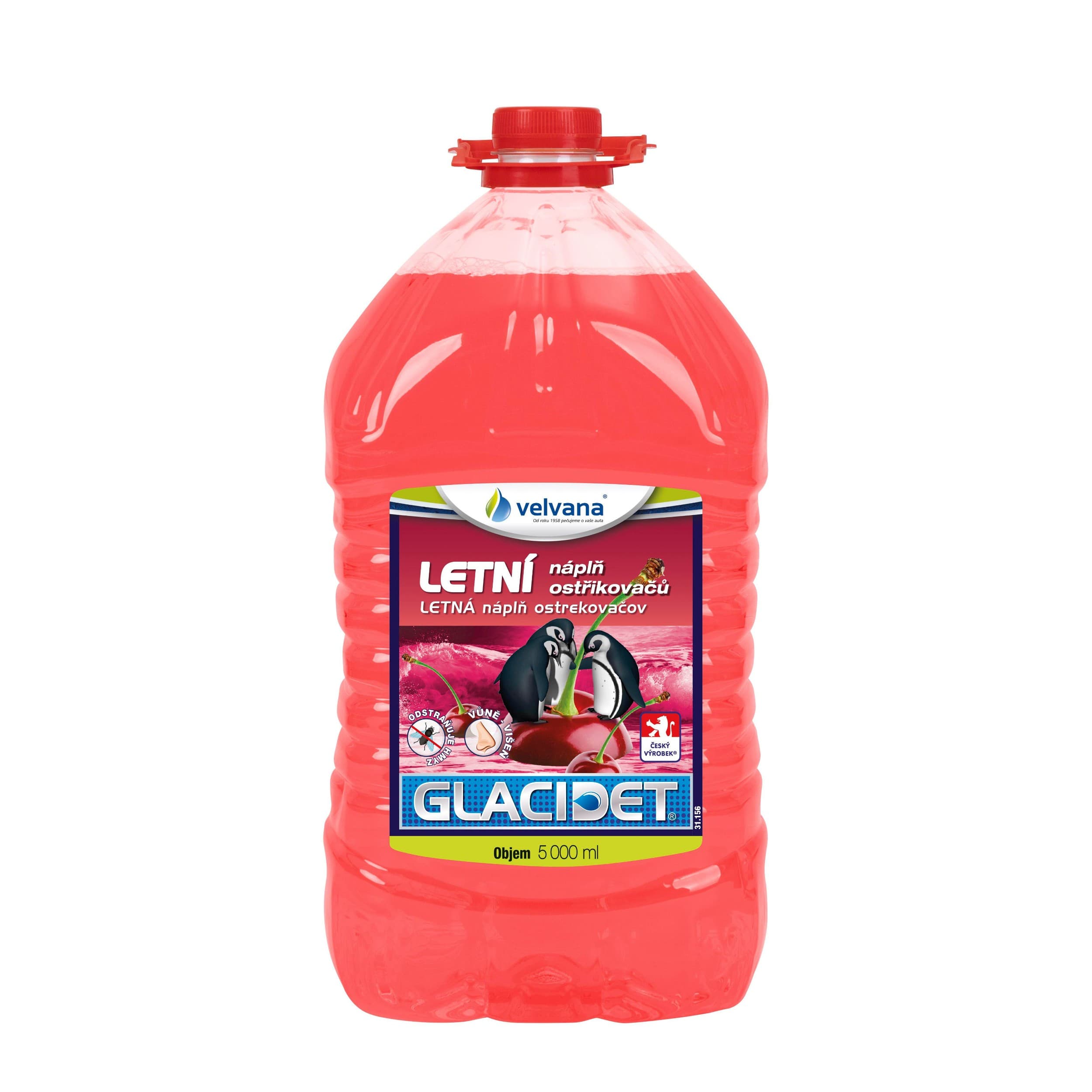 Glacidet Letní směs do ostřikovačů višeň PET 5 l