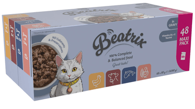 Beatrix Kapsičky pro kočky Adult box 48x85g