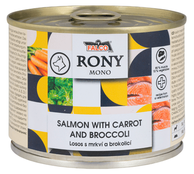 Sokol Falco Rony Mono losos s mrkví a brokolicí